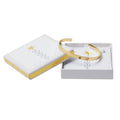 Belly Button Designs Gift Boxed Bangle-White finn