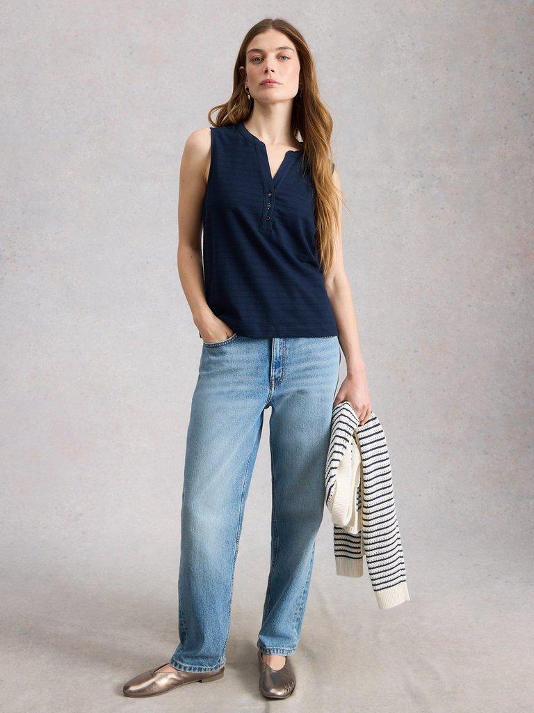 White Stuff NORA TEXTURE NOTCH VEST