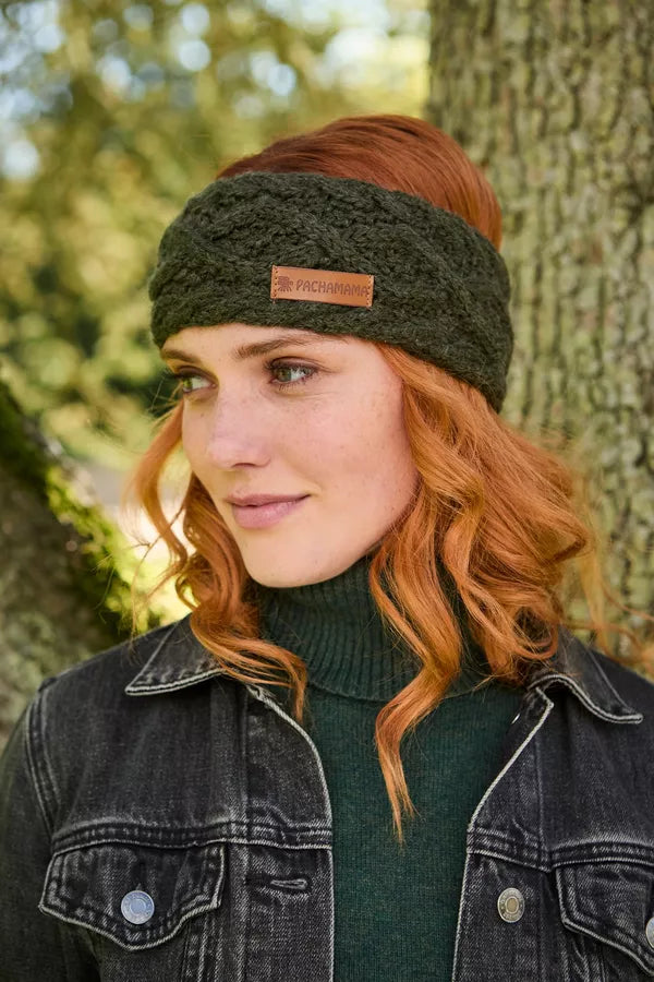 Pachamama Enniskerry Headband (Merino) Forest
