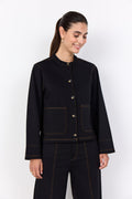 Soya Concept SC-BLANCA 1 Jacket Black-Soya Concept-White finn