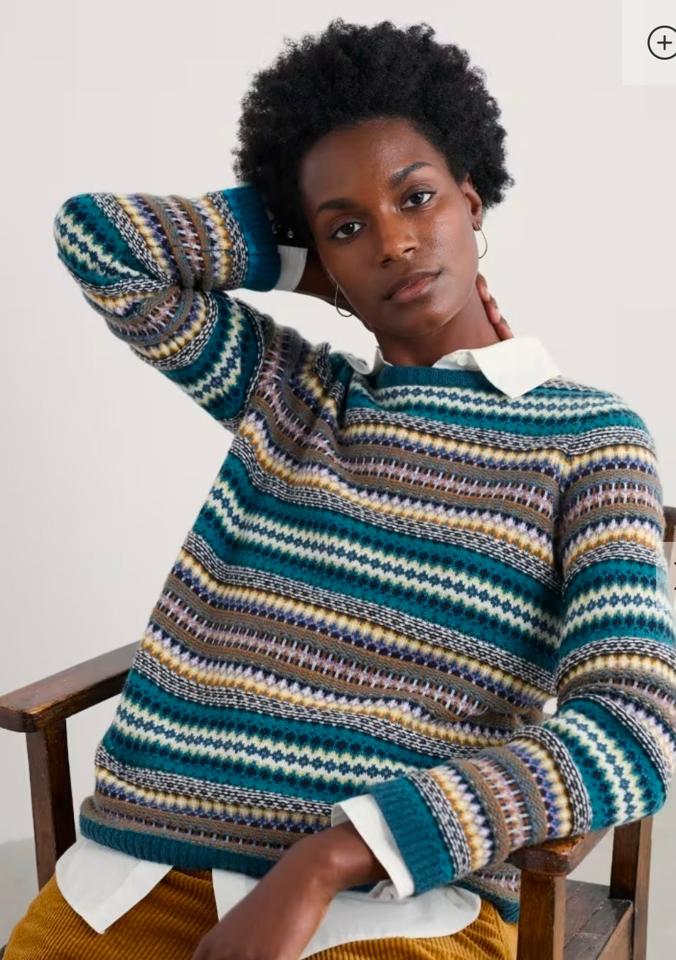 Seasalt Percella Cove Fair Isle Jumper
