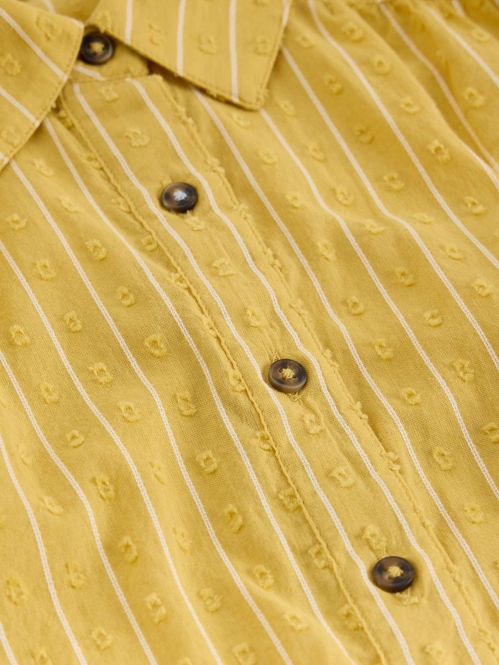 White Stuff Orla Button Through Shirt Brilliant White