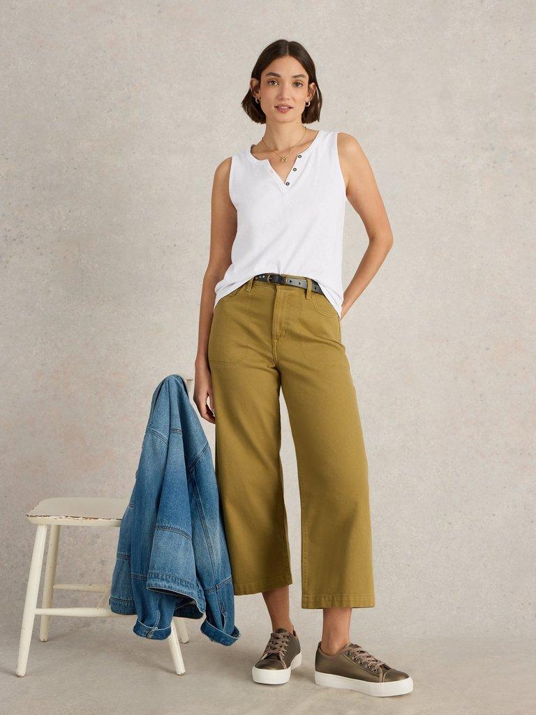 White Stuff Lola Vest-Shirts & Tops-White finn