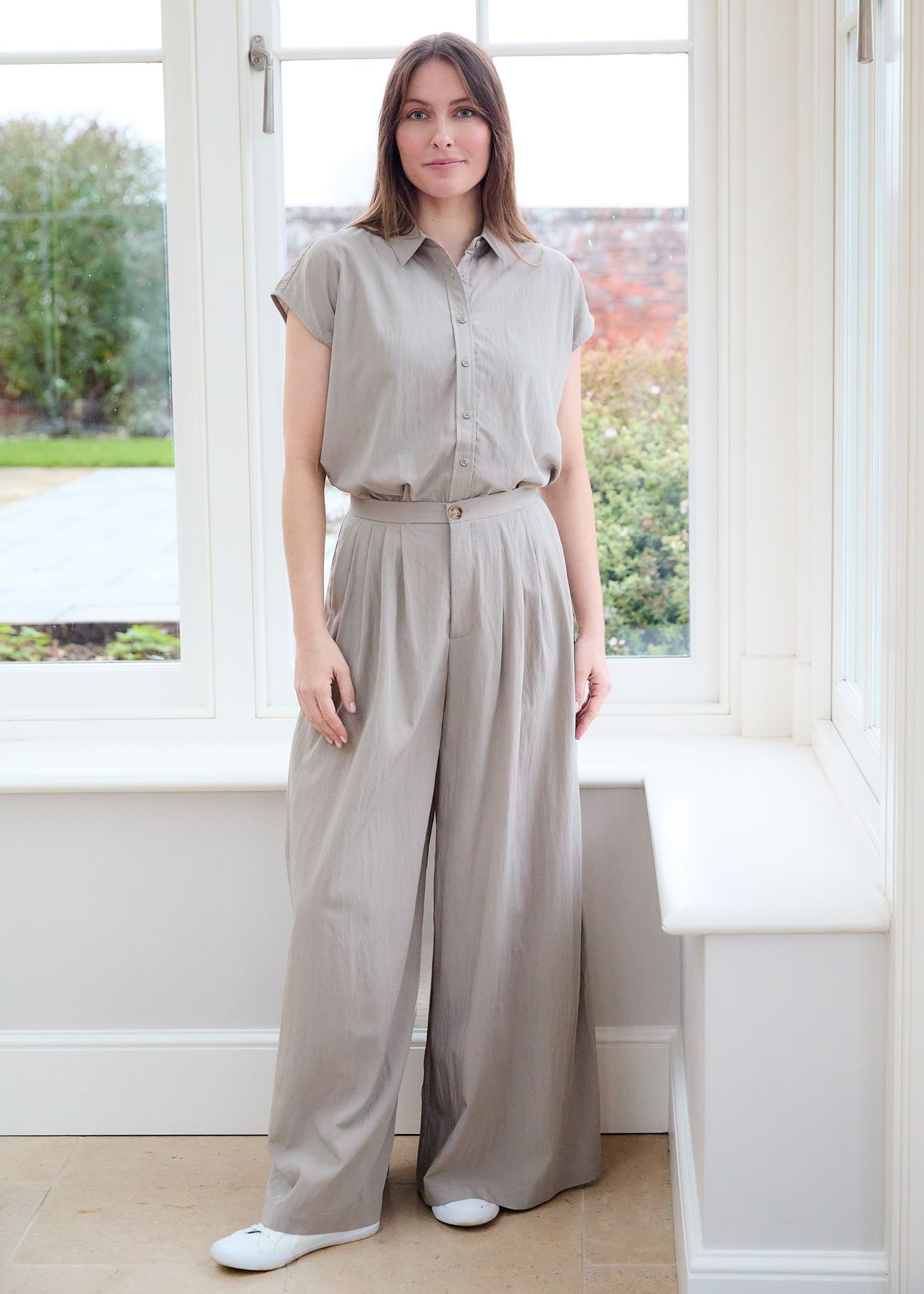Dreams Wide Leg Pleated Palazzo Trousers