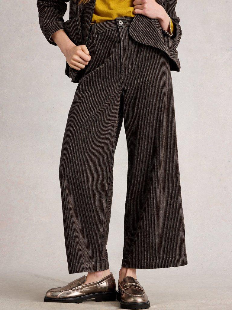 White Stuff Tia Cord Wide Leg Crop