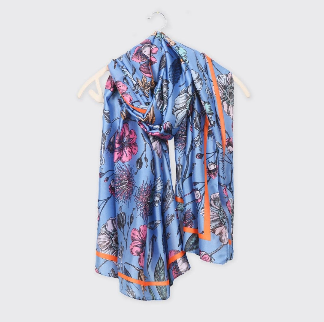 Florencia Long Scarf-Scarf-White finn