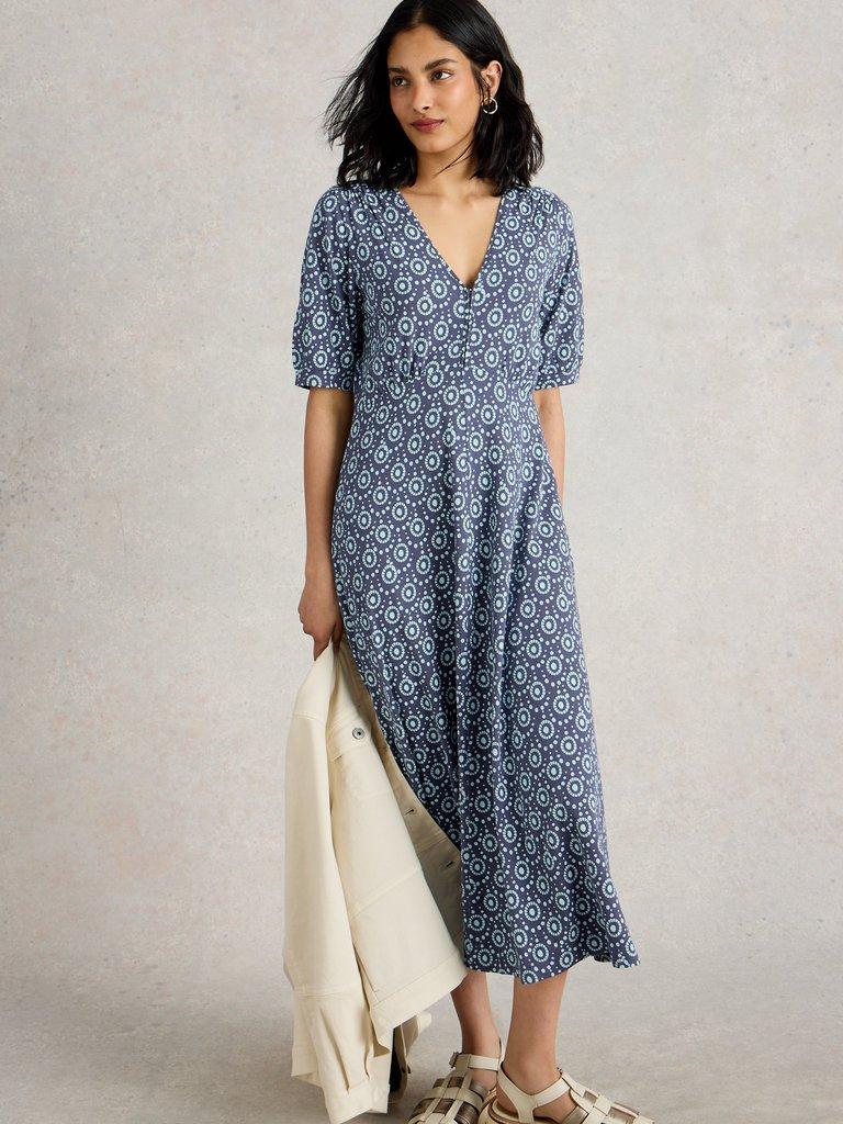 White Stuff Megan Midi Jersey Dress