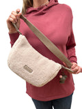 David Jones Faux Wool shoulder bag CM7774