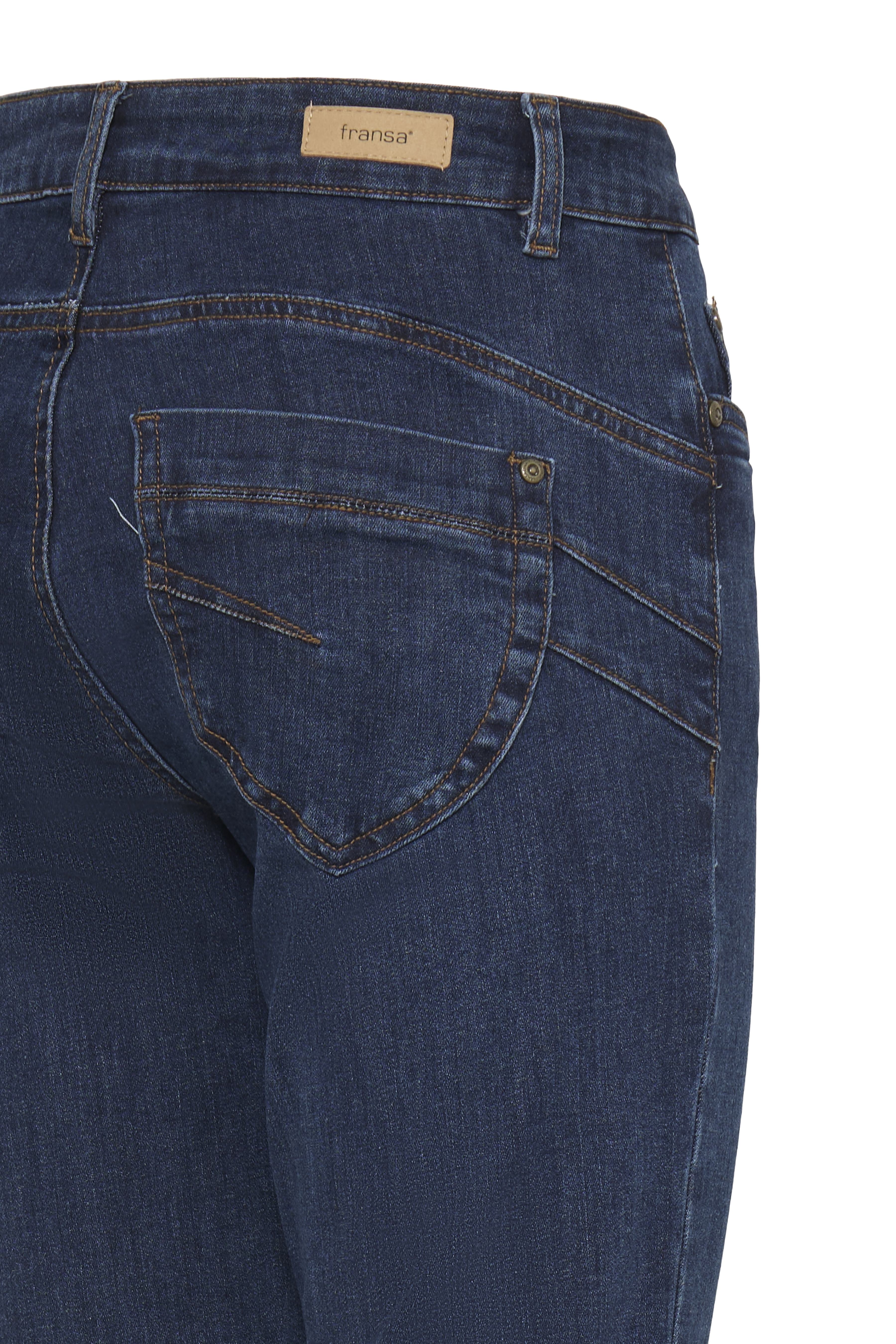 Fransa Frlissi Jean Indigo Blue Denim-Jeans-White finn