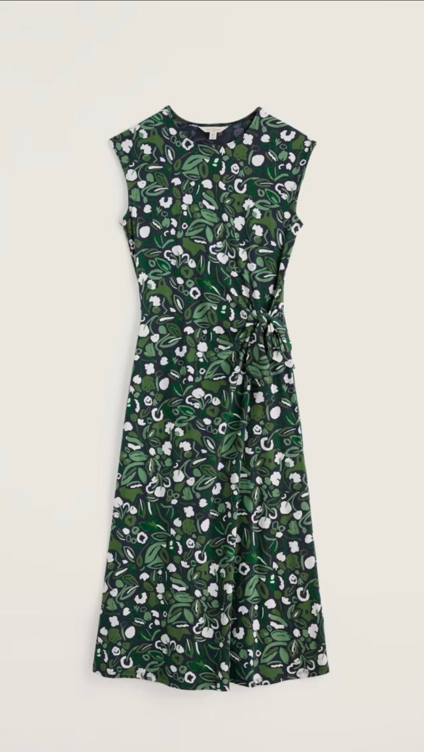 Seasalt Fettling Jersey Tie Detail Midi Dress