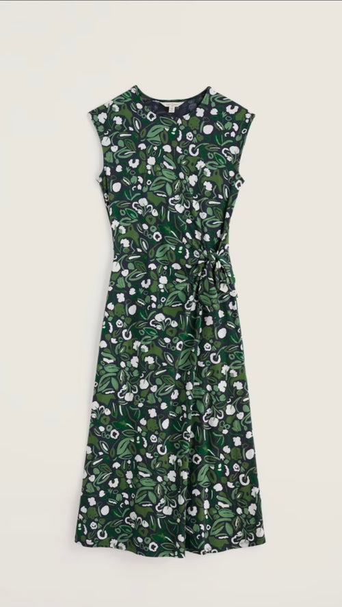 Seasalt Fettling Jersey Tie Detail Midi Dress