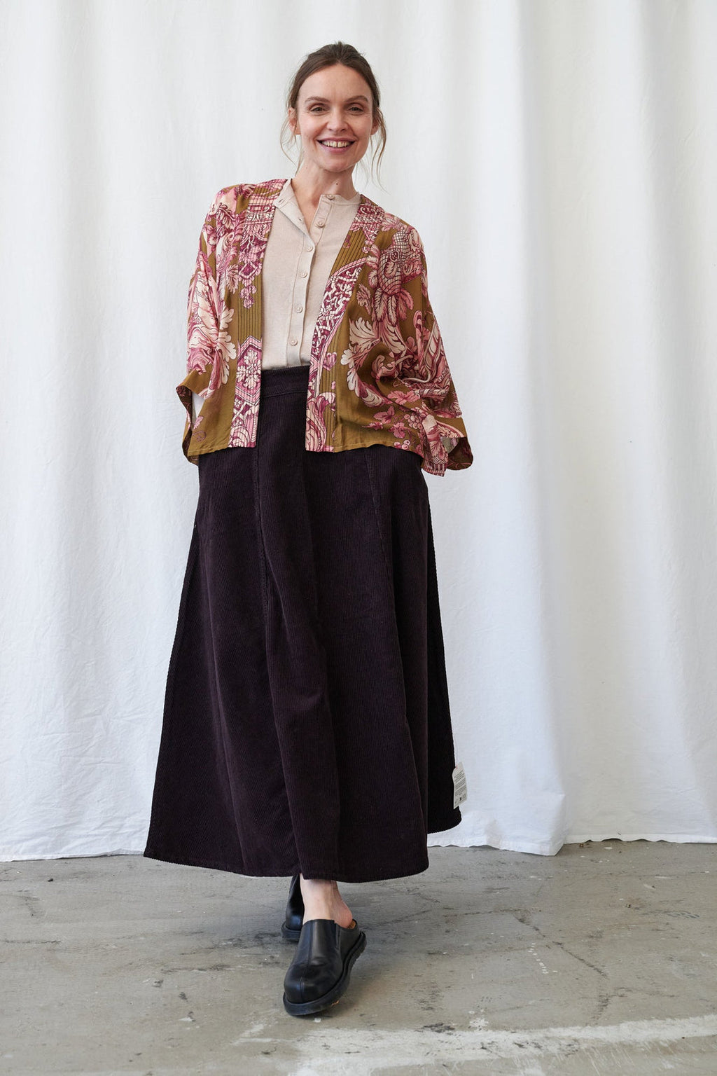 One hundred stars Angels Olive Kimono