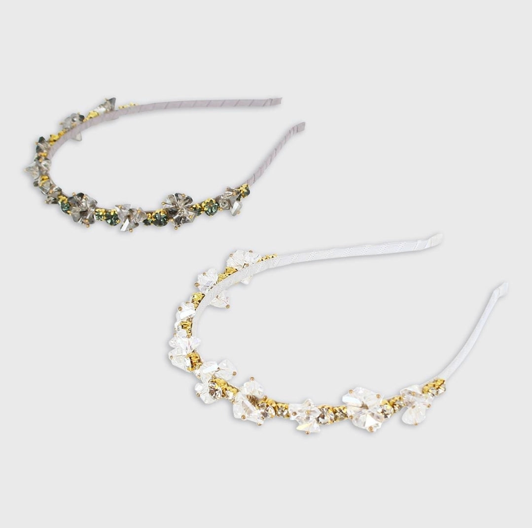 Crystal Headband-Headband-White finn