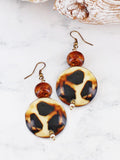 Resin Disc Earrings AY6608