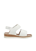 Rieker White Sandal V4181-Rieker-White finn