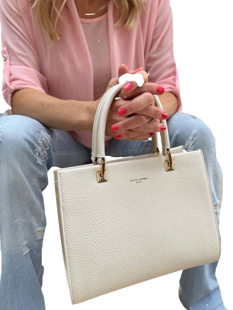 David Jones CM7398 Grab Bag-David Jones-White finn