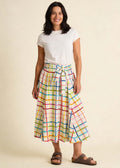 Pretty Vacant Suzi Skirt in Geo Pop-Pretty Vacant-White finn