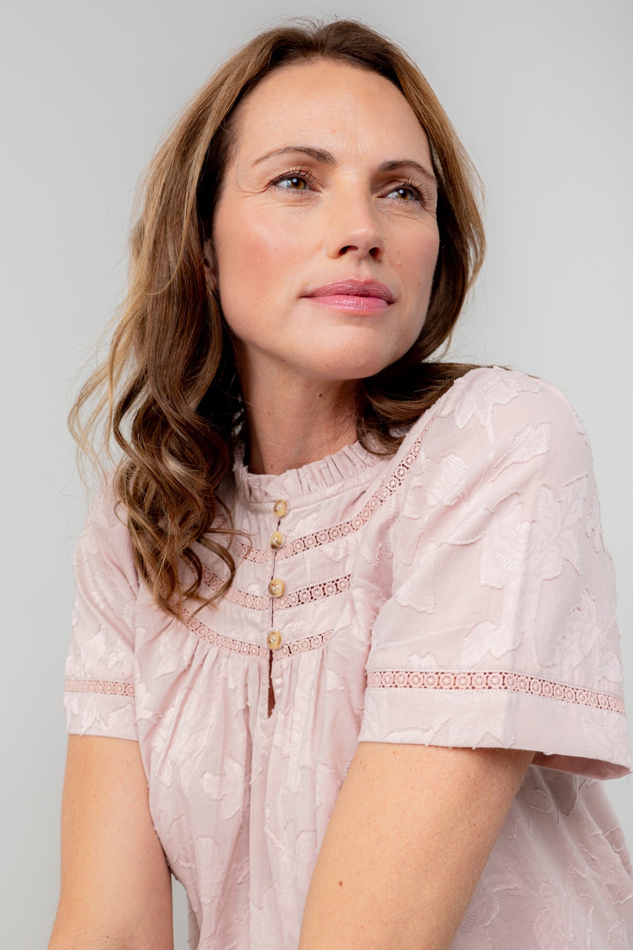 Lily and Me Luna Blouse Jacquard Cotton