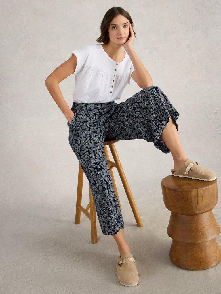 White Stuff Lisette Culottes-Trouser-White finn