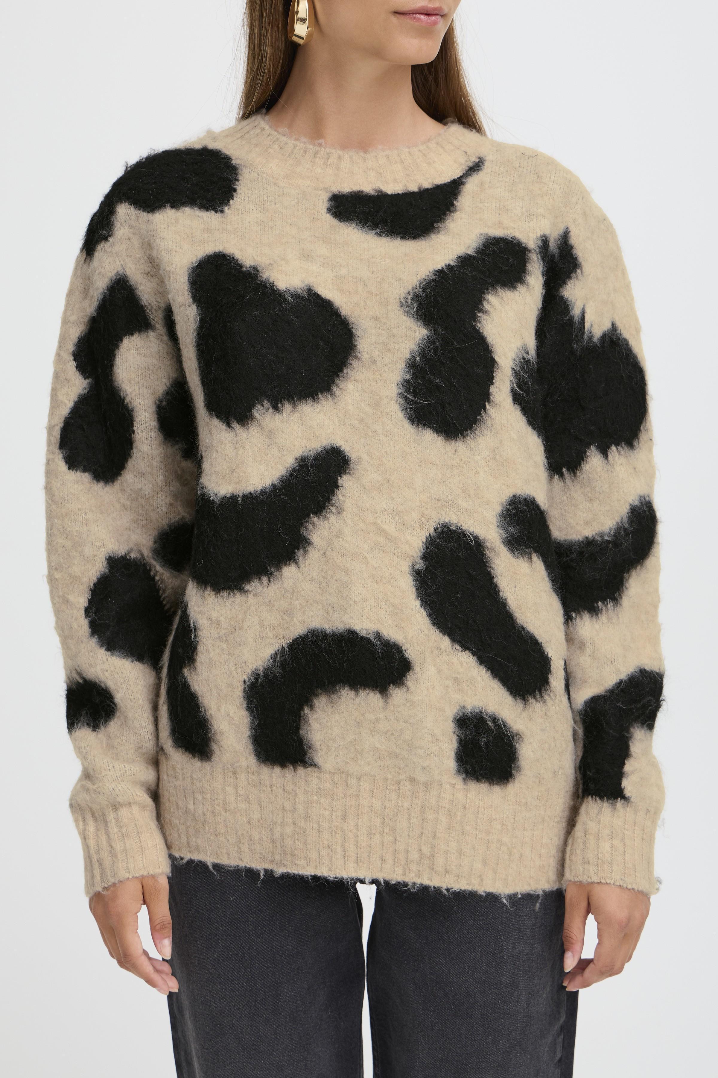 B young Byminyax Jumper-Knitwear-White finn