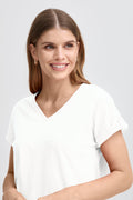 Fransa Frdalia Tee 2-Shirts & Tops-White finn