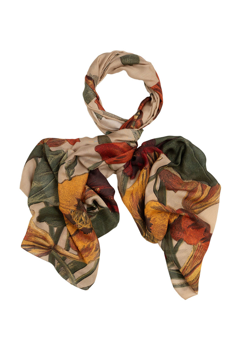 One Hundred Stars Nasturtium Fawn Scarf9