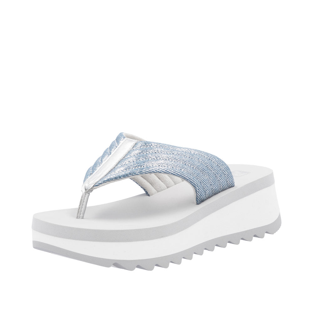 Rieker Fitflop W3054-14-Footwear-White finn