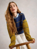 White Stuff Jana Stripe Jumper-Jumper-White finn