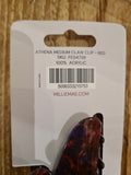 Millie Mae Athena Medium Claw Clip Red
