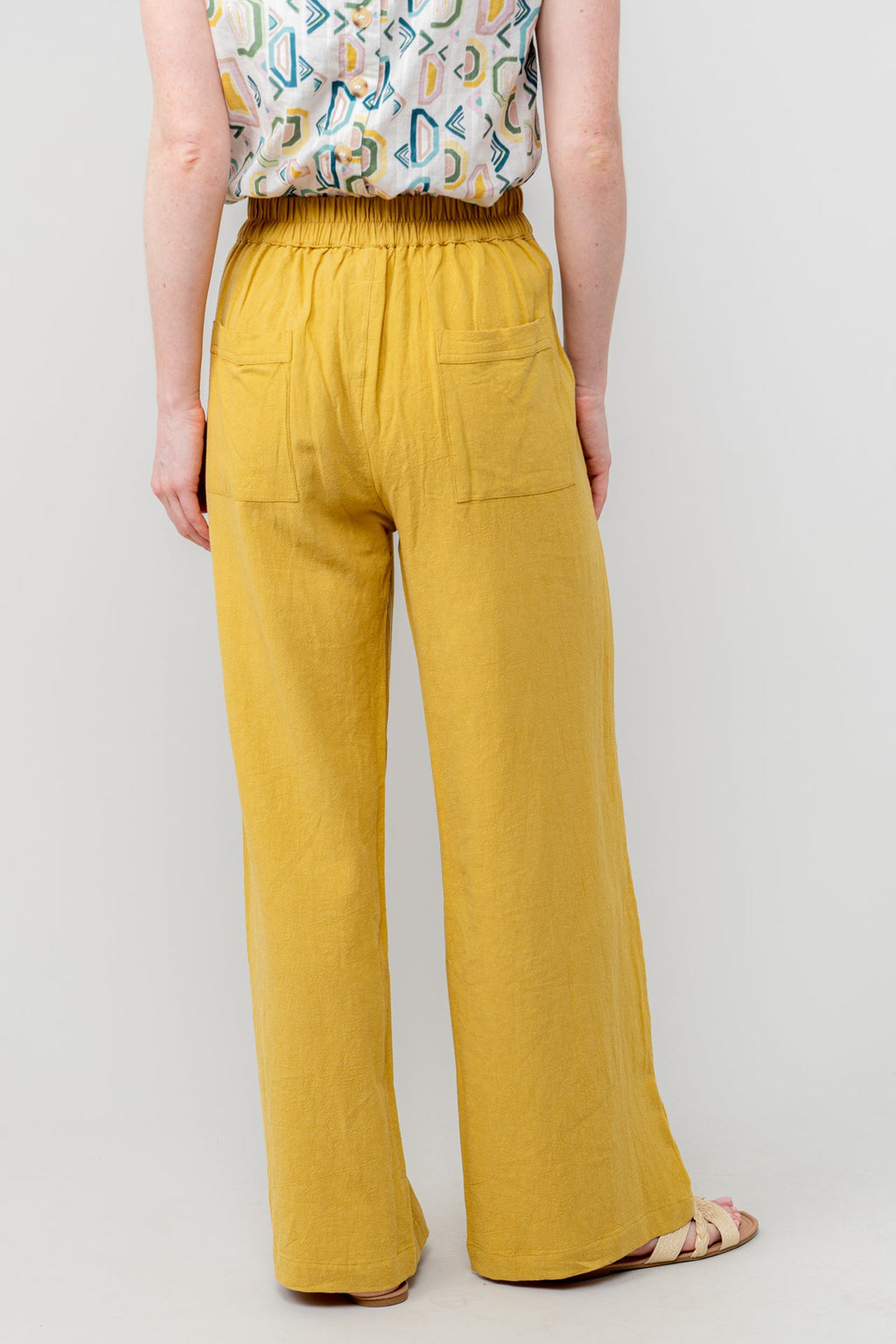 Lily and me Grace Trouser Plain Linen