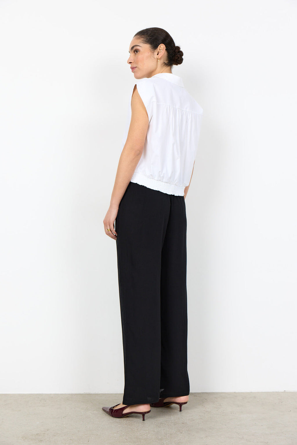 Soya Concept SC-NETTI 123 Shirt White-Shirts & Tops-XS-White-