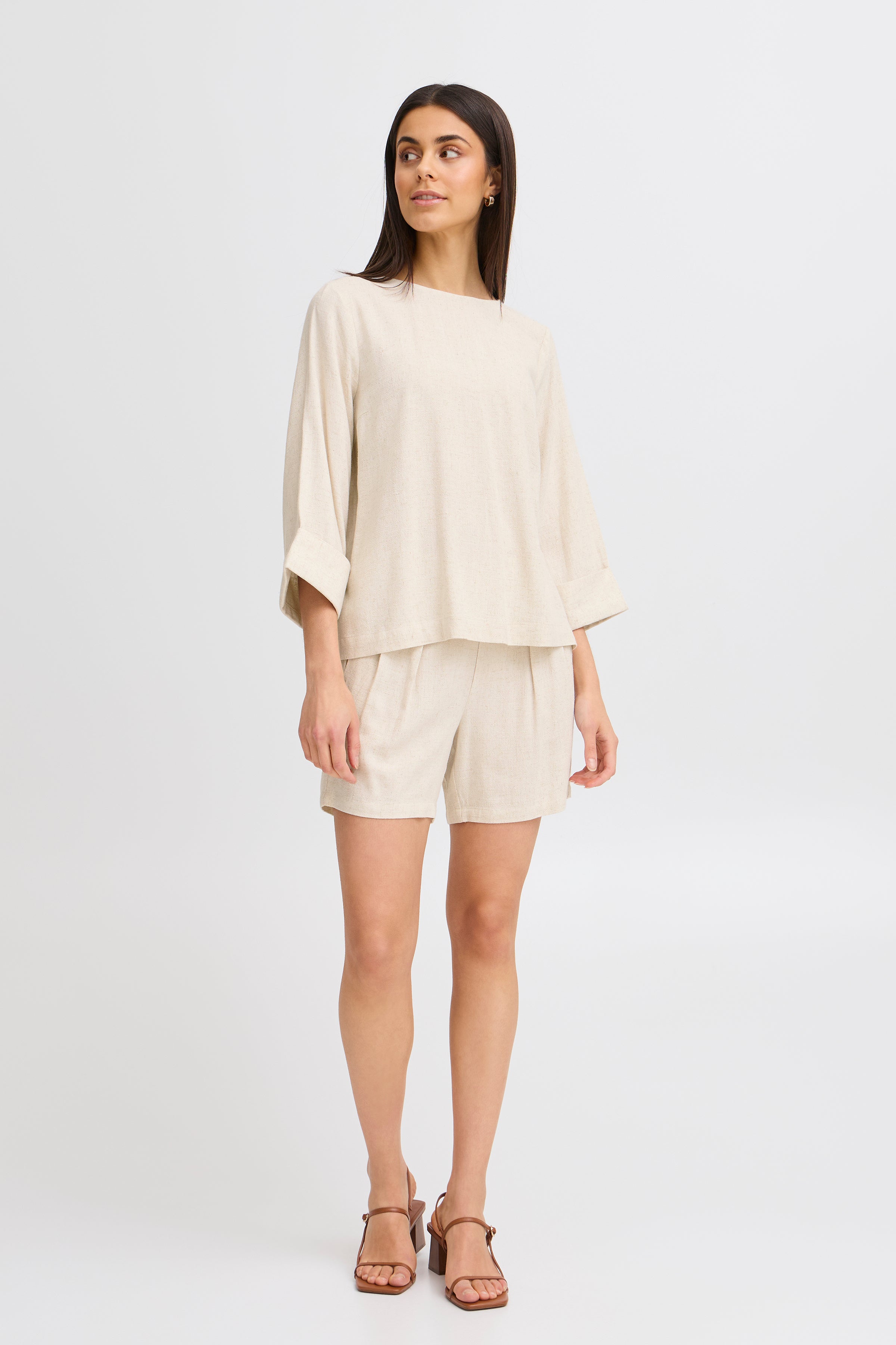 Fransa Fratel Blouse 2-Shirts & Tops-White finn