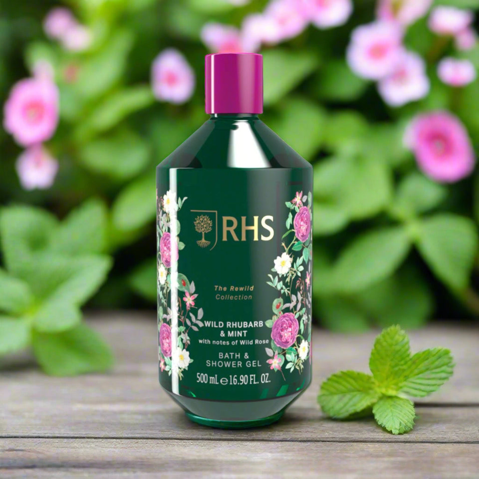RHS The Flower Show Collection Rose And Peony Shower Gel 500ml