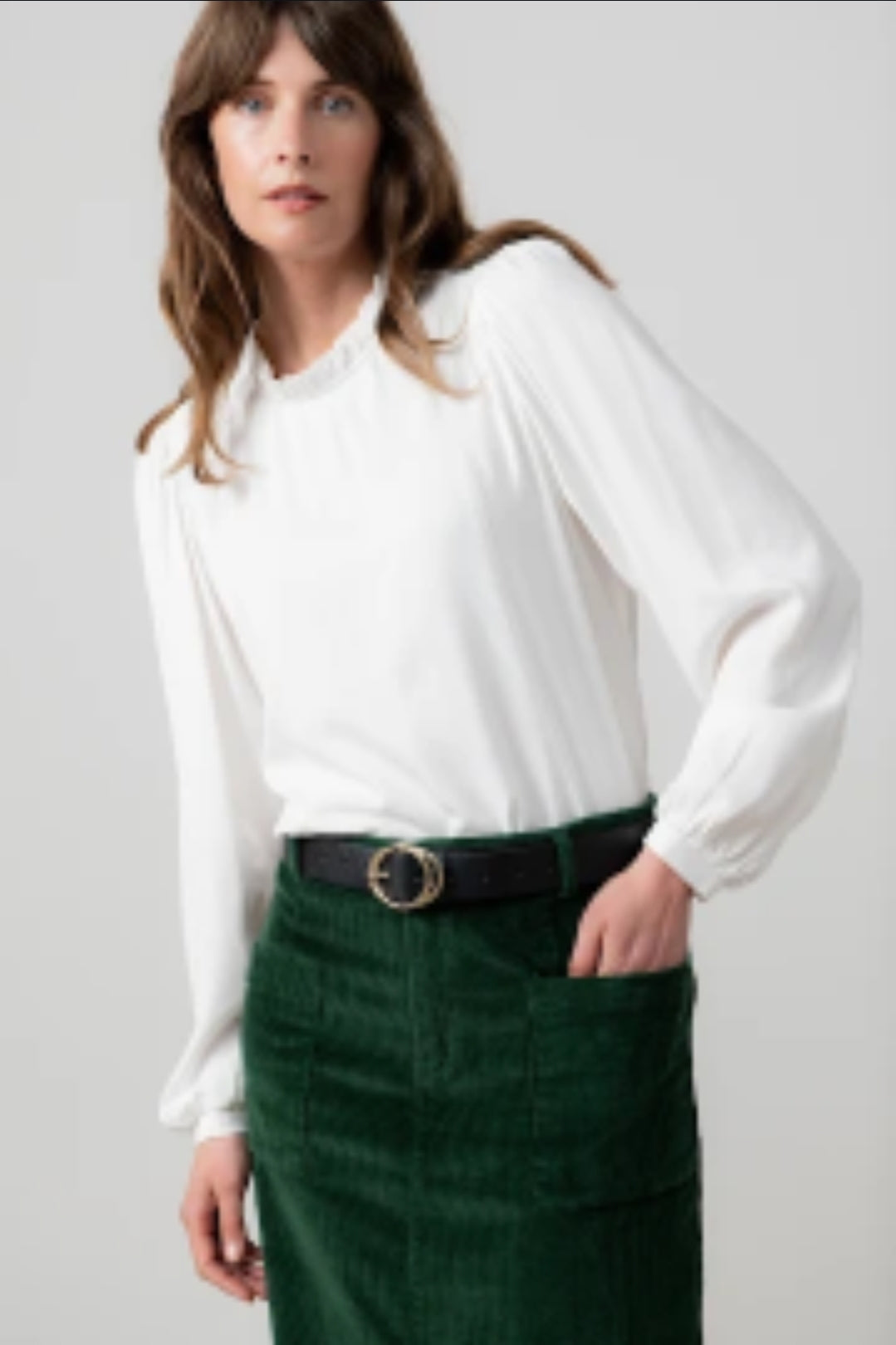 Lily and Me Rosewood Top Plain-Lily and Me-White finn