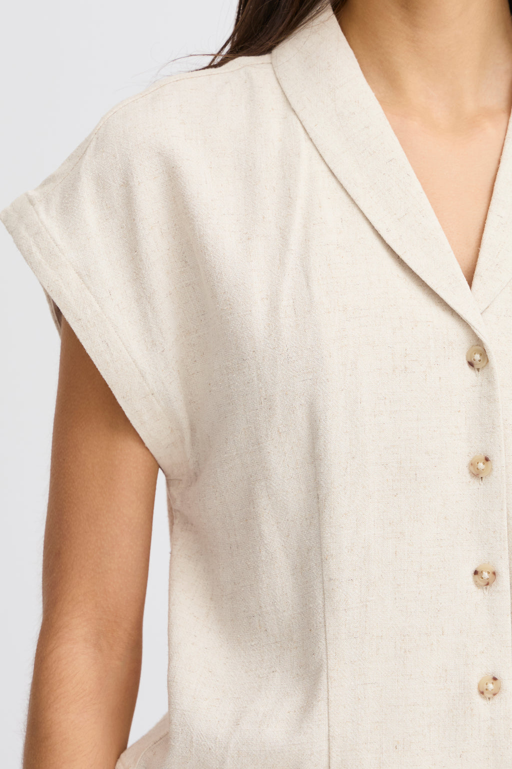 Fransa Fratel Shirt-White finn