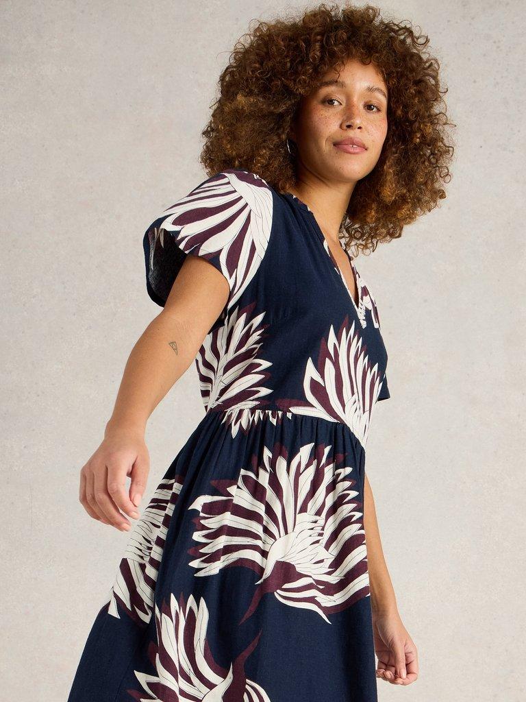 White Stuff Clove Linen Blend Dress