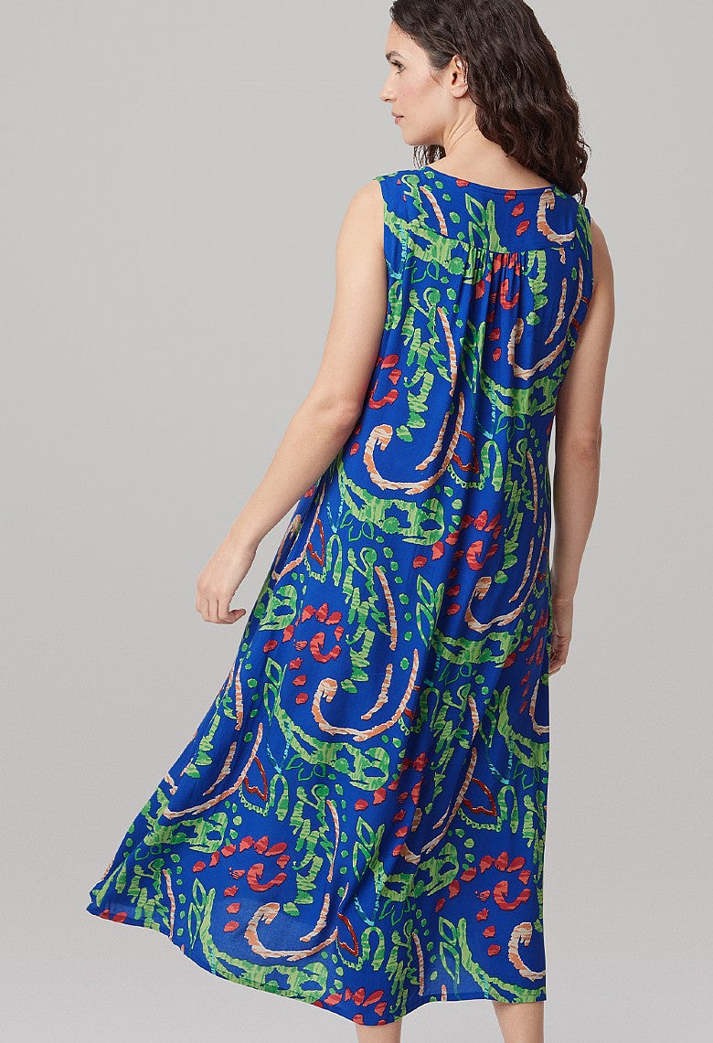Adini Tasha Dress Sift Paisley-White finn