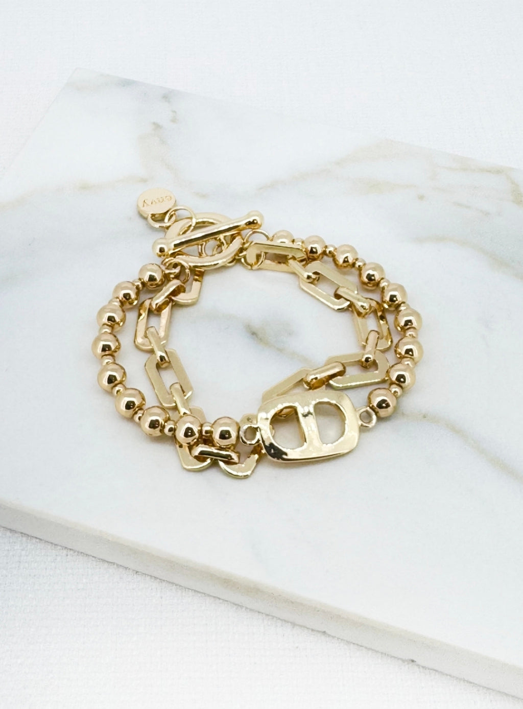 Envy Ball and Chain Bracelet 4926-Envy-White finn