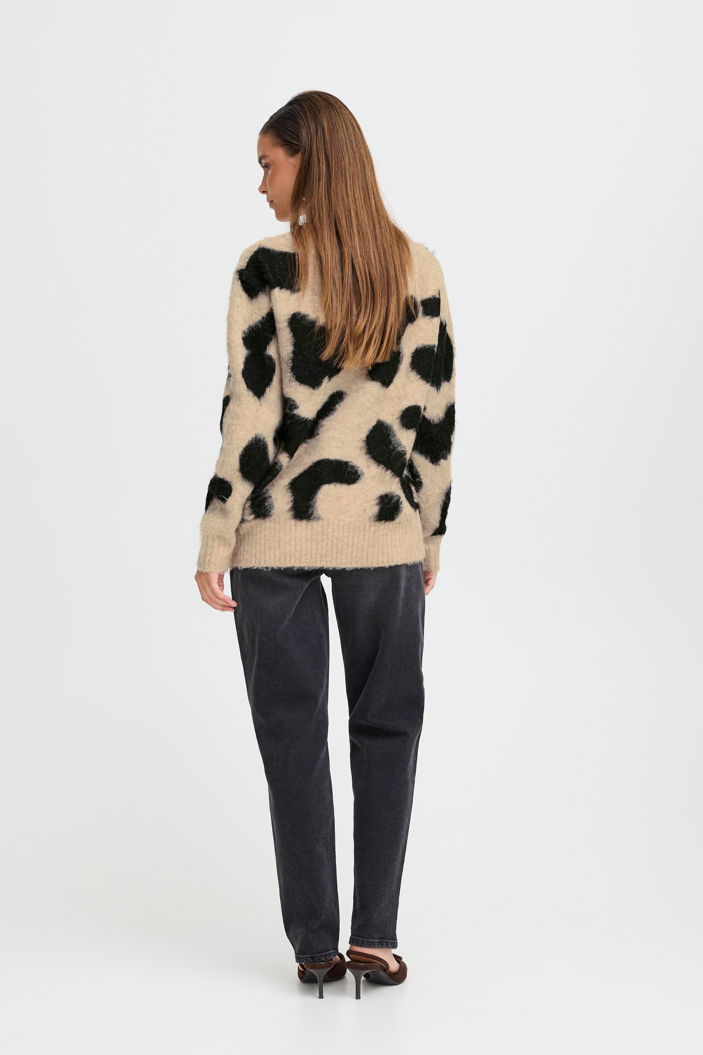 B young Byminyax Jumper-Knitwear-White finn