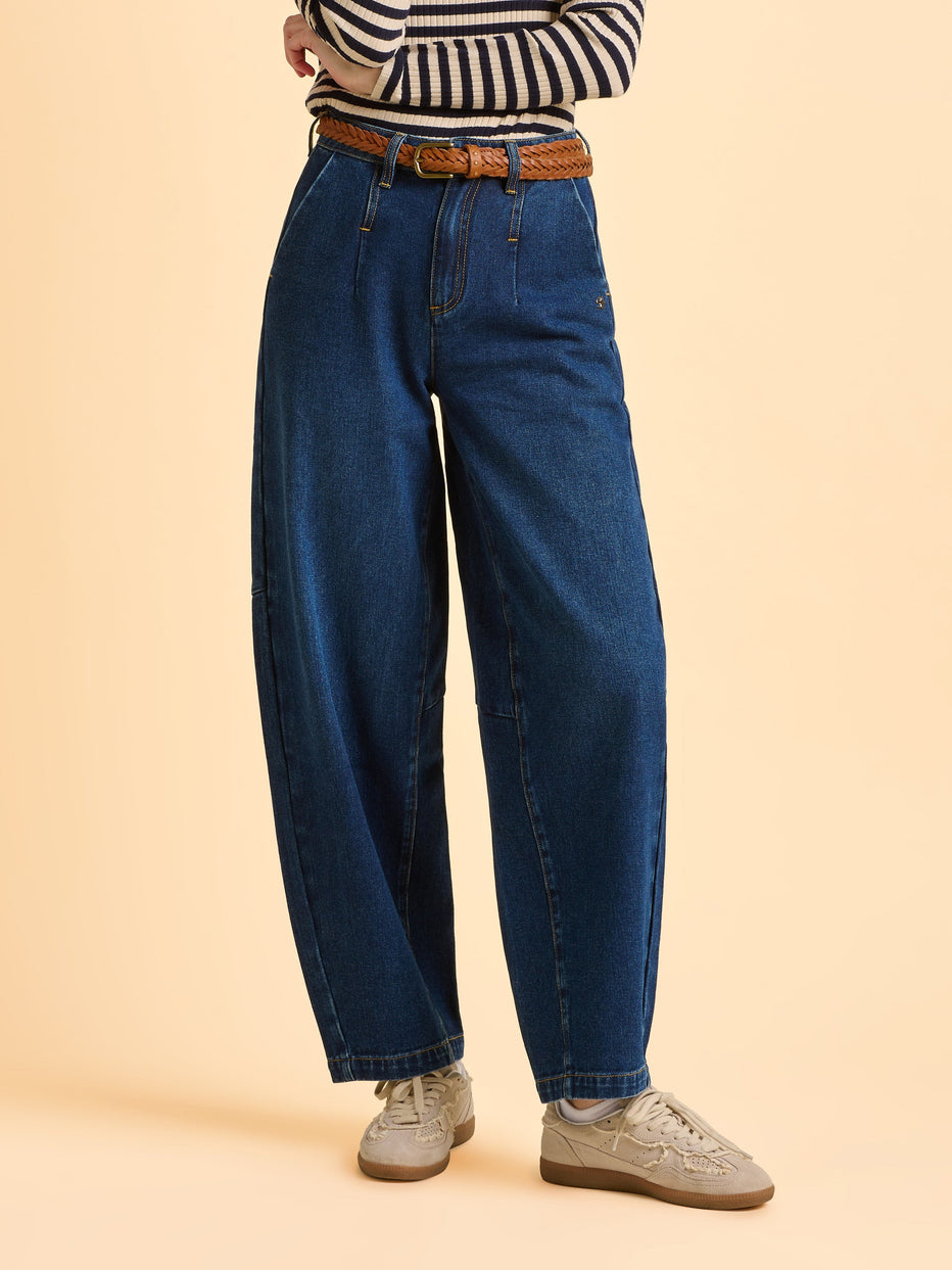 Brakeburn Bodhi Barrel Jean-Trouser-White finn
