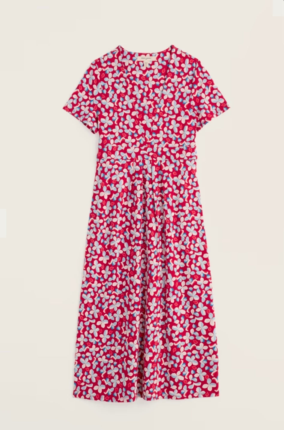 Seasalt Veronica Short Sleeve Midi Dress in GOTS-Certified Organic Cotton