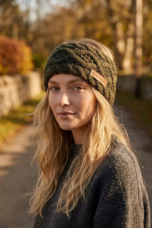 Pachamama Enniskerry Headband (Merino) Forest