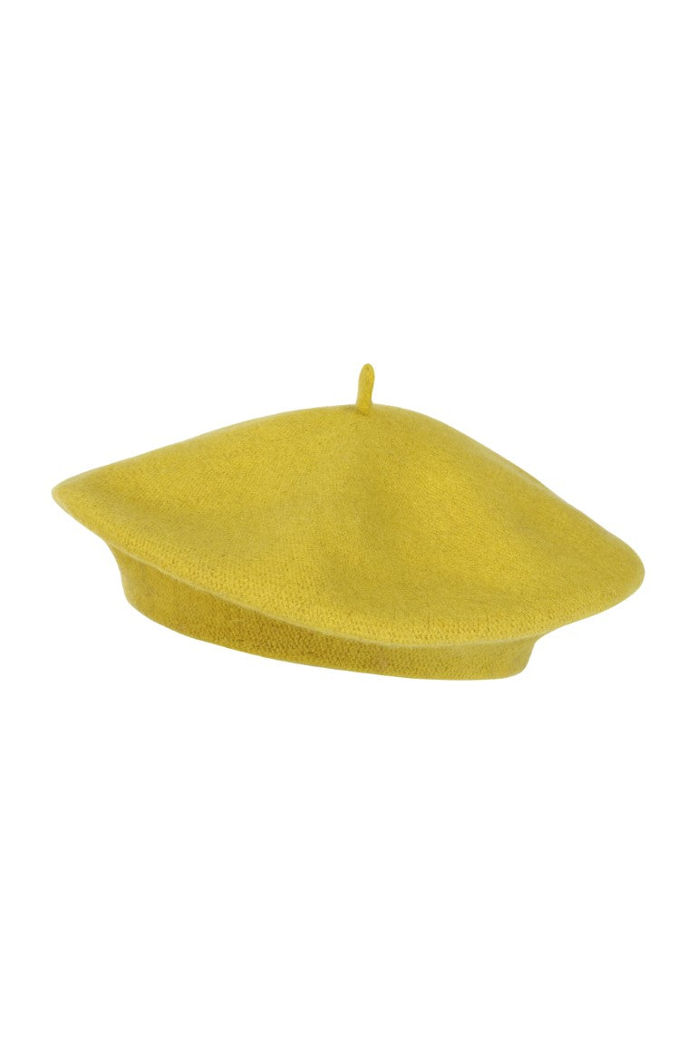 Alice Collins 100% Wool Beret-Hat-White finn