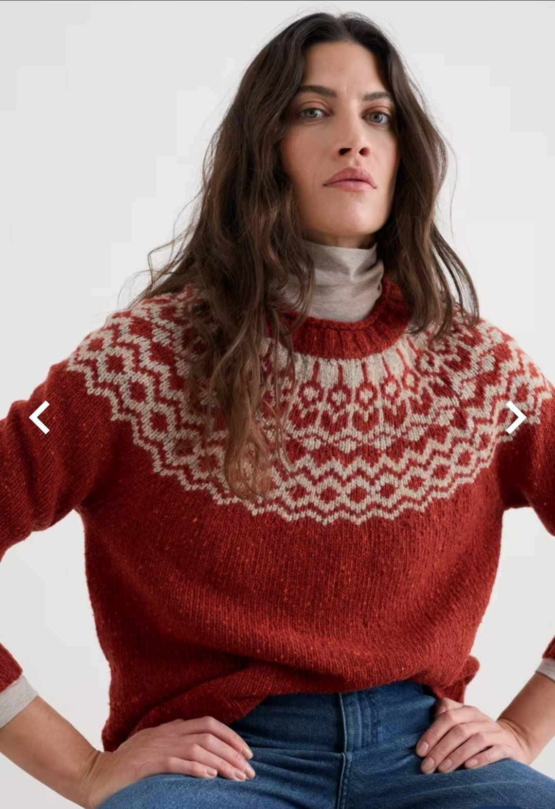 Seasalt Port Kinnis Fair Isle Jumper With Merino