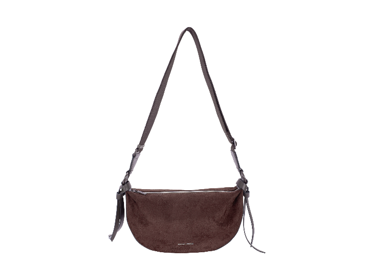 David Jones Faux Suede Shoulder Bag CM8617