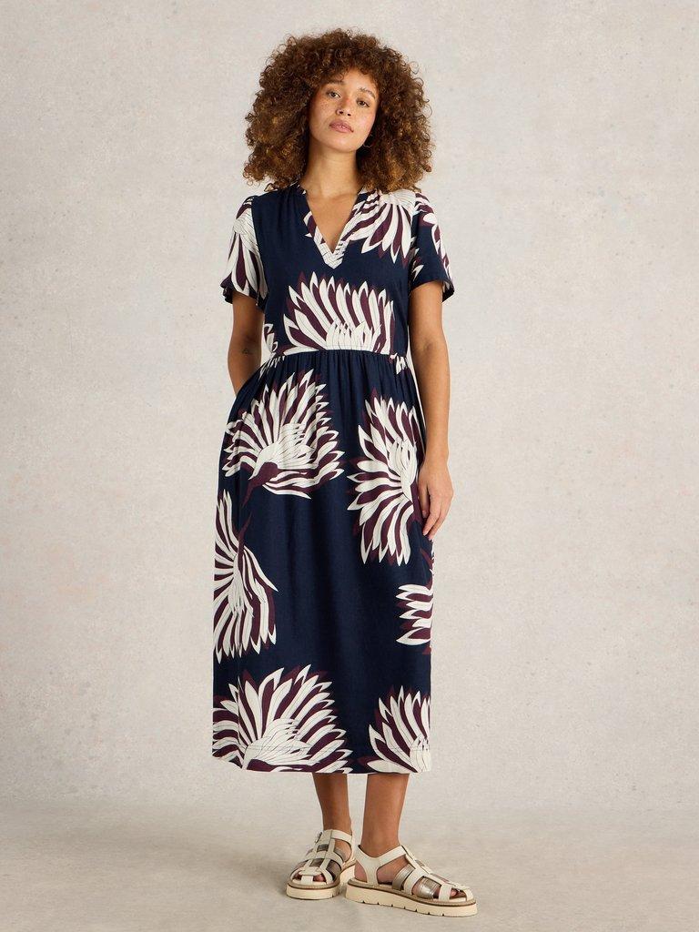 White Stuff Clove Linen Blend Dress