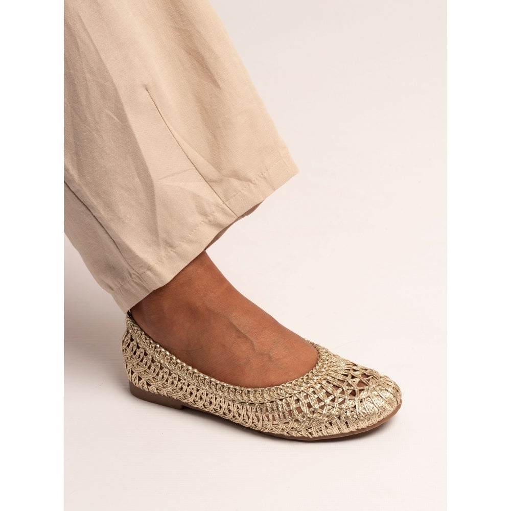 Lunar Keeley Gold Shoe-Footwear-37-