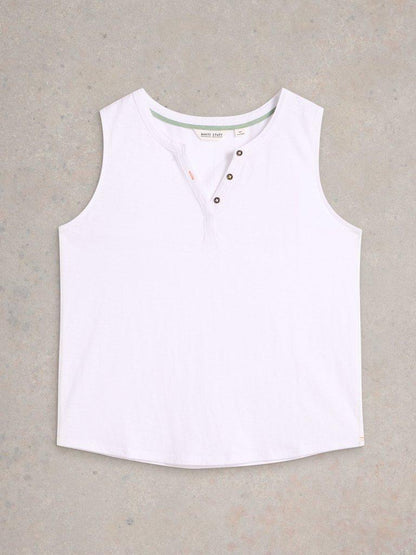 White Stuff Lola Vest-White finn
