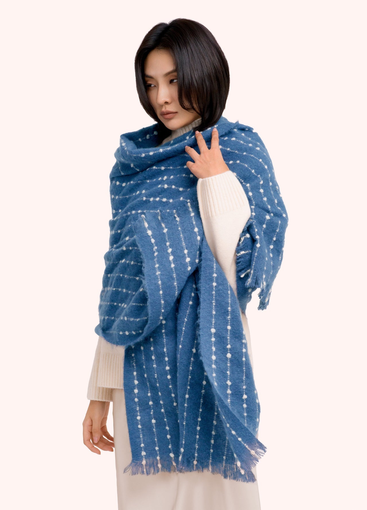 Powder Dakota Cosy Scarf, Navy