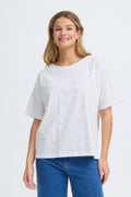 Fransa Frsiva Tee 7-Fransa-White finn